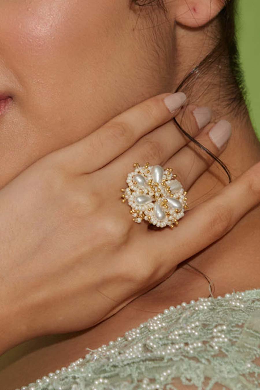 White pearl ring deals