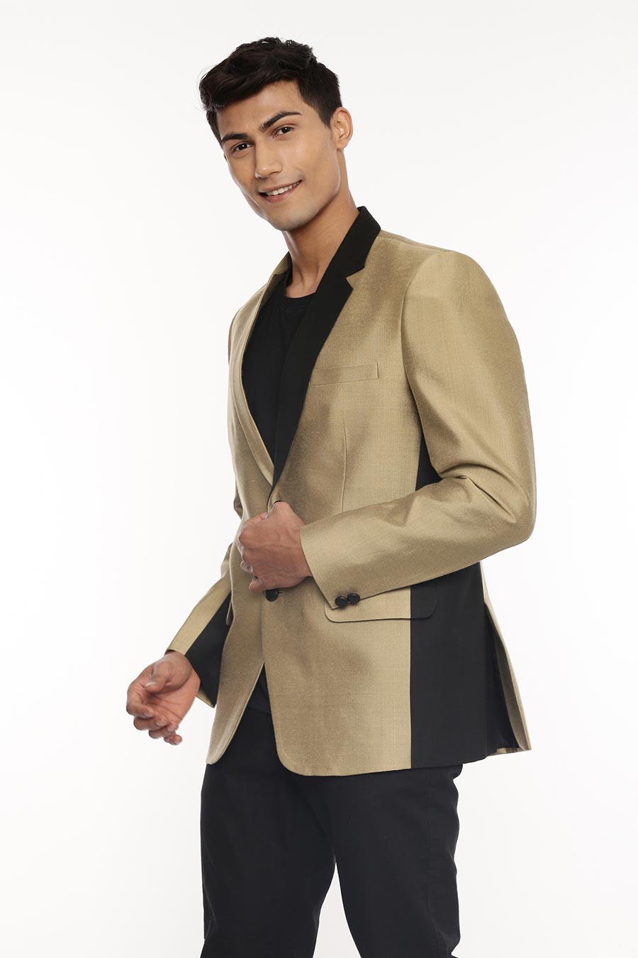 Gold & Black Classic Blazer