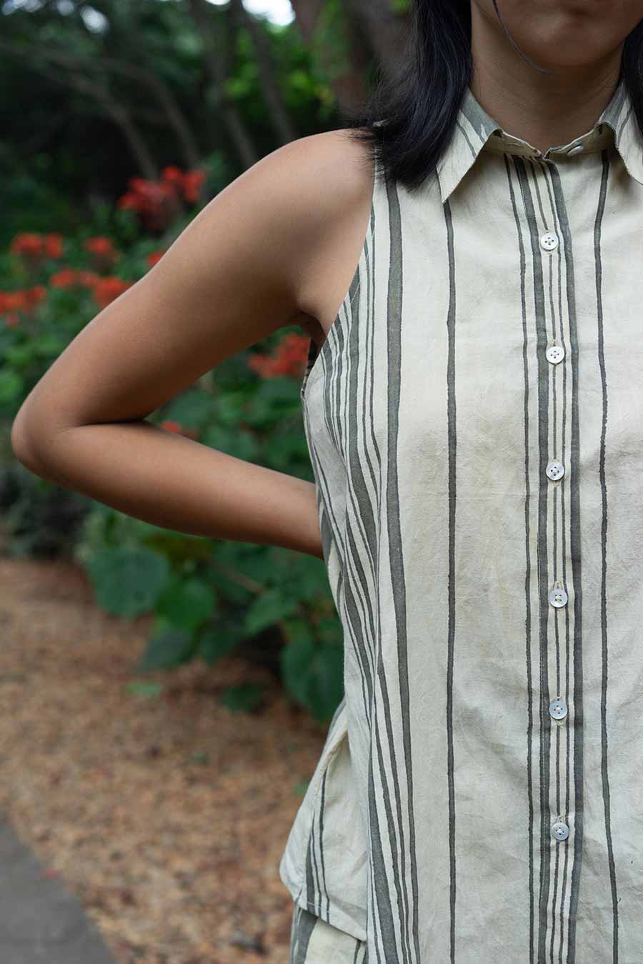 Off-White Hand-Painted Shirt