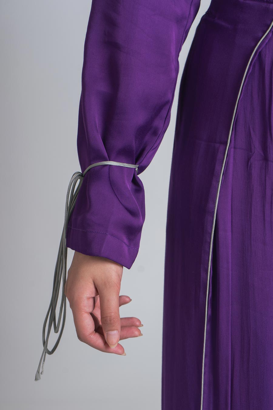 Purple Crop Top & Pant Co-Ord Set