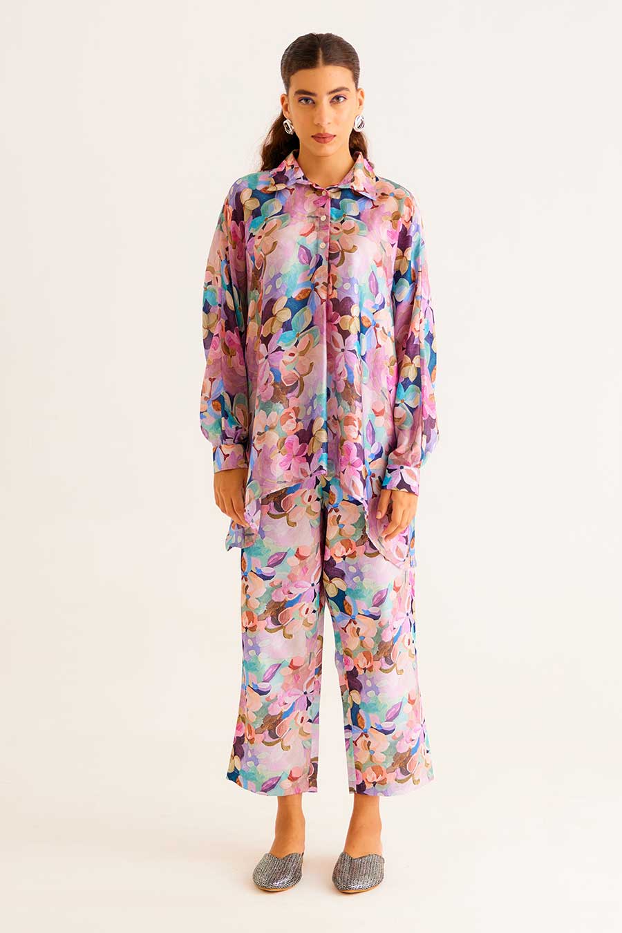Floral Print PAC Top & Pant Co-Ord Set