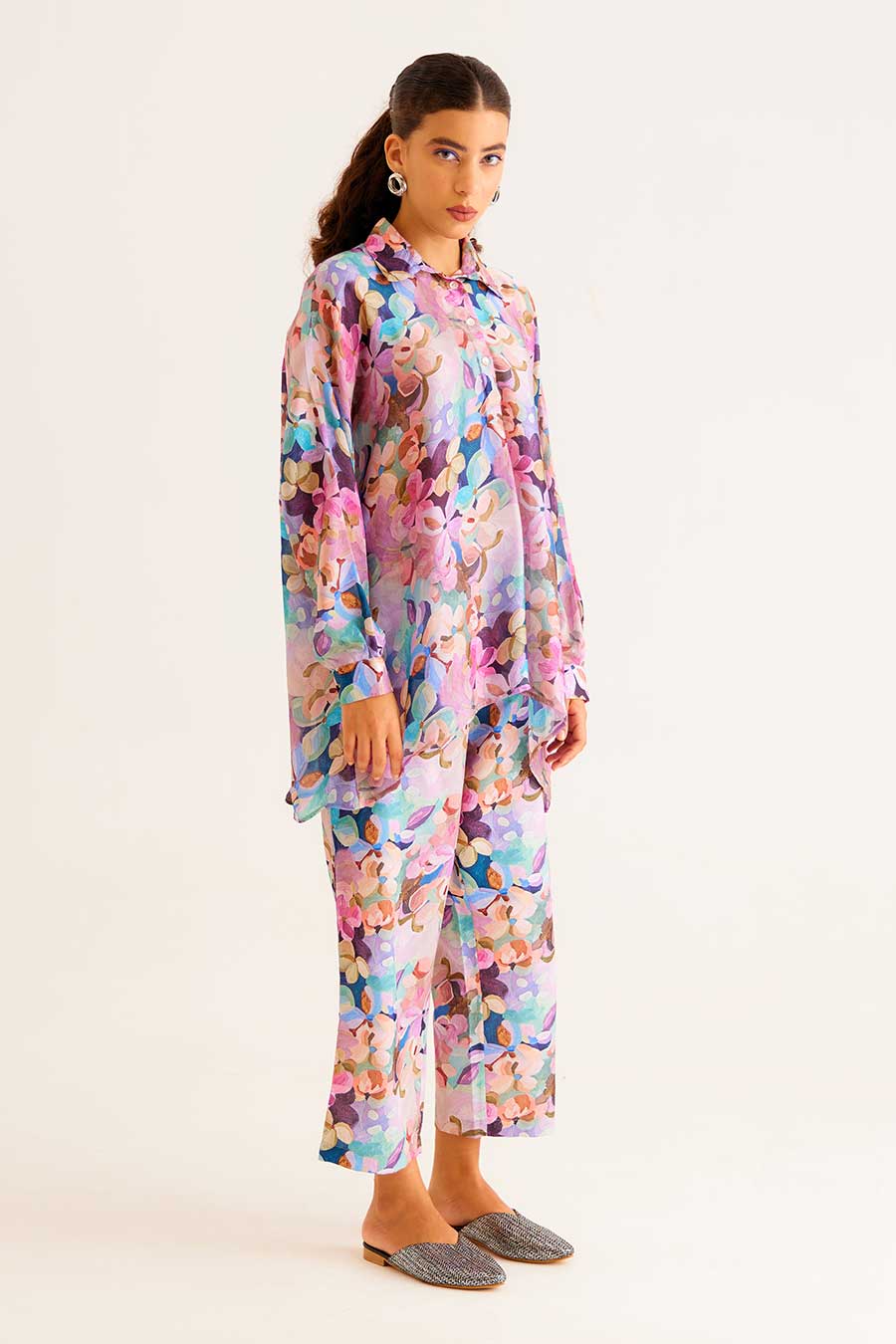 Floral Print PAC Top & Pant Co-Ord Set