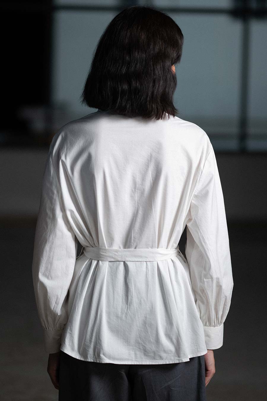 White Rose Patchwork Shirt