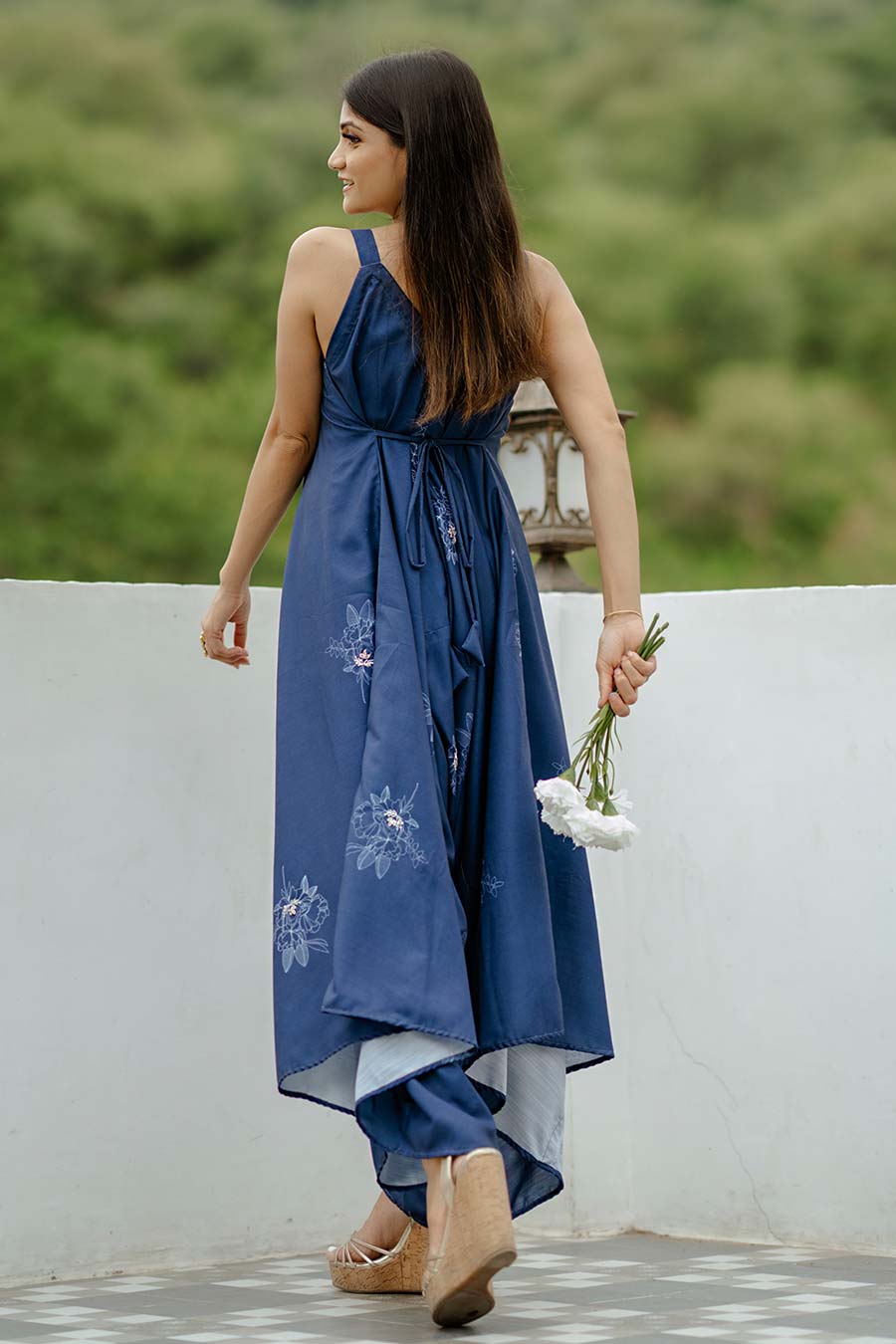 Twilight Blue Palazzo Jumpsuit