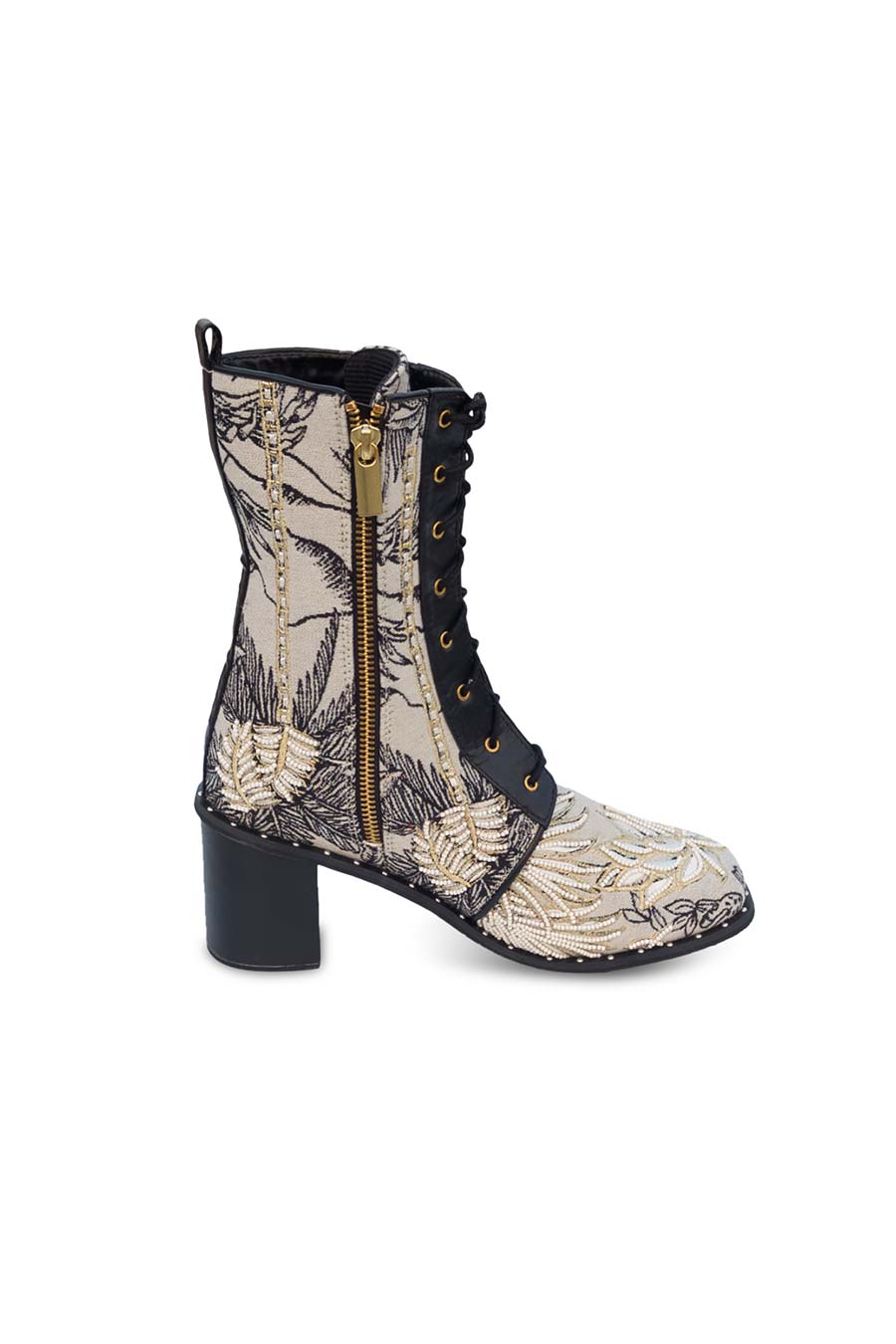 Off-White Embroidered Wild Side Boots
