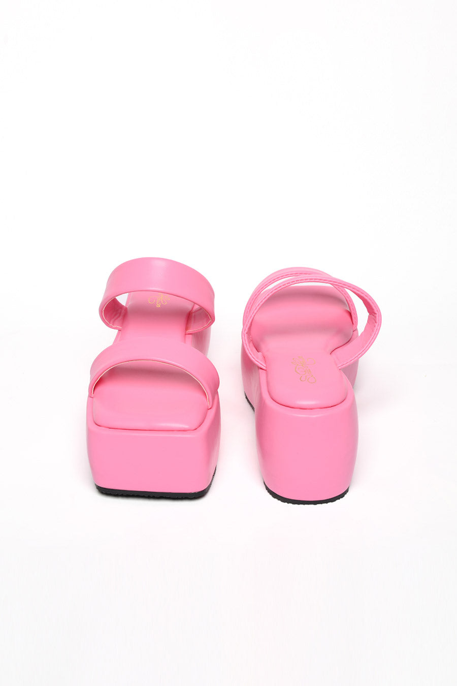 Pink Flatforms Heels
