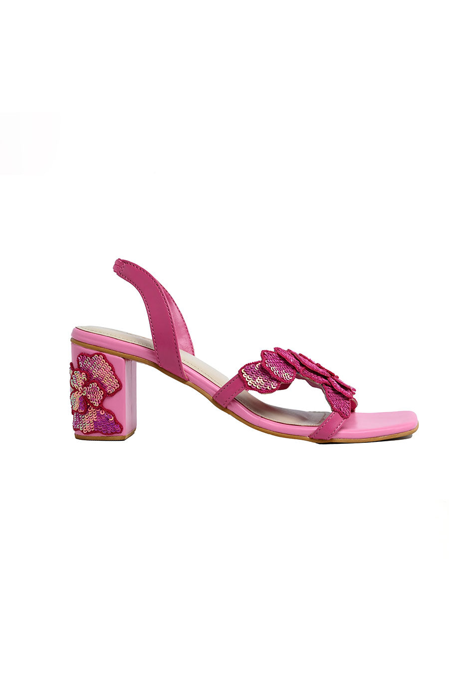 Valentina Embellished Pink Heels