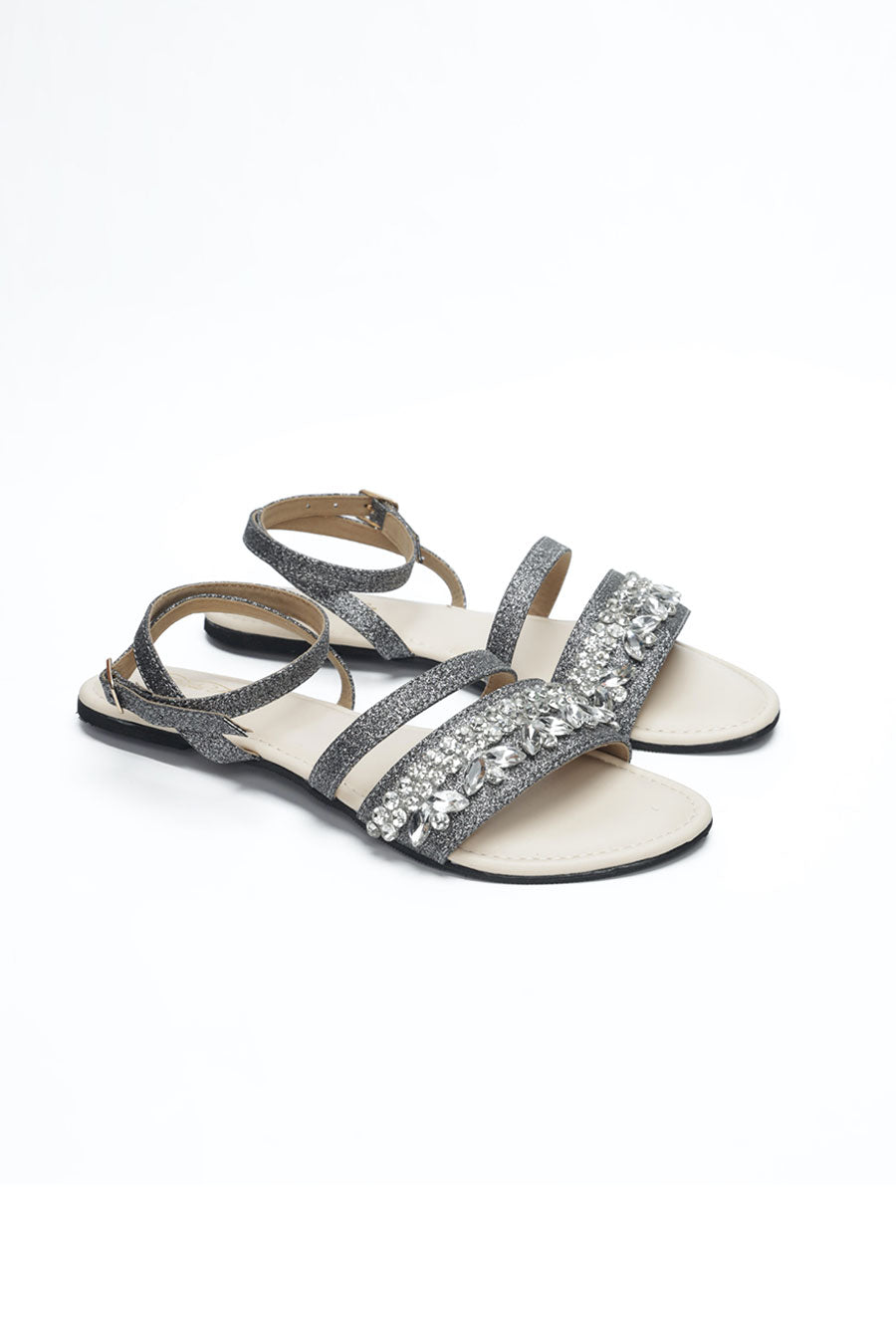 Starry Night Crystal Embellished Flats