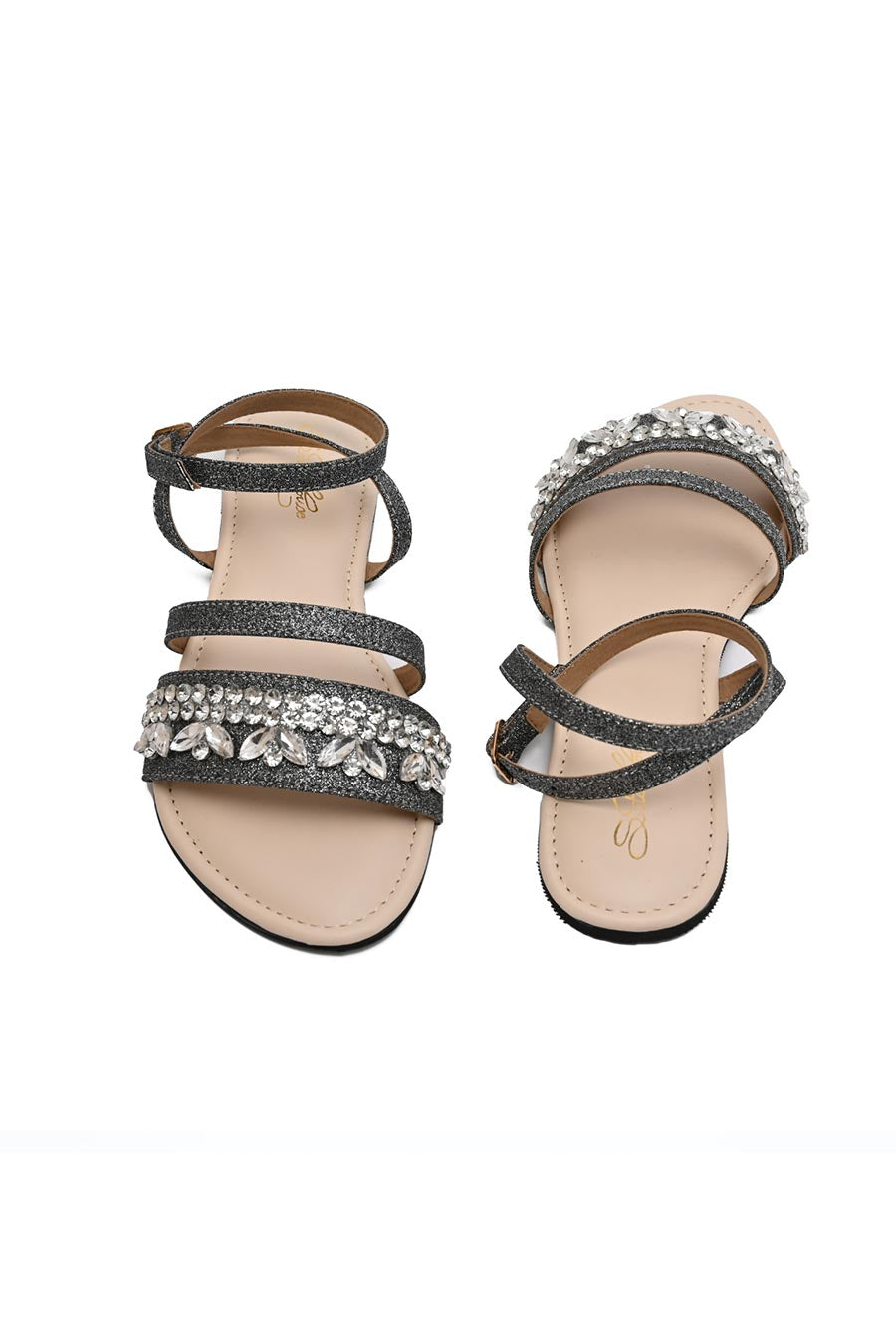 Starry Night Crystal Embellished Flats