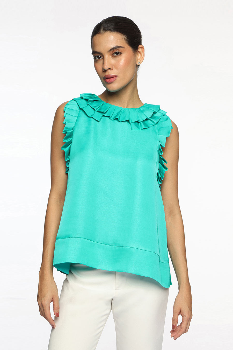 Aqua Green Charlotte Top