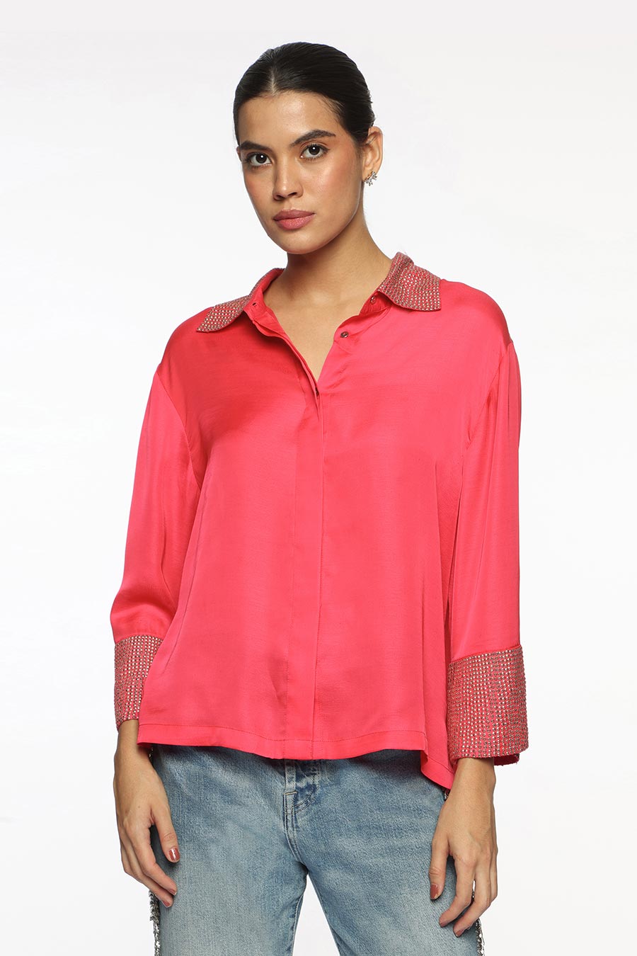 Pink Kate Embellished Shirt