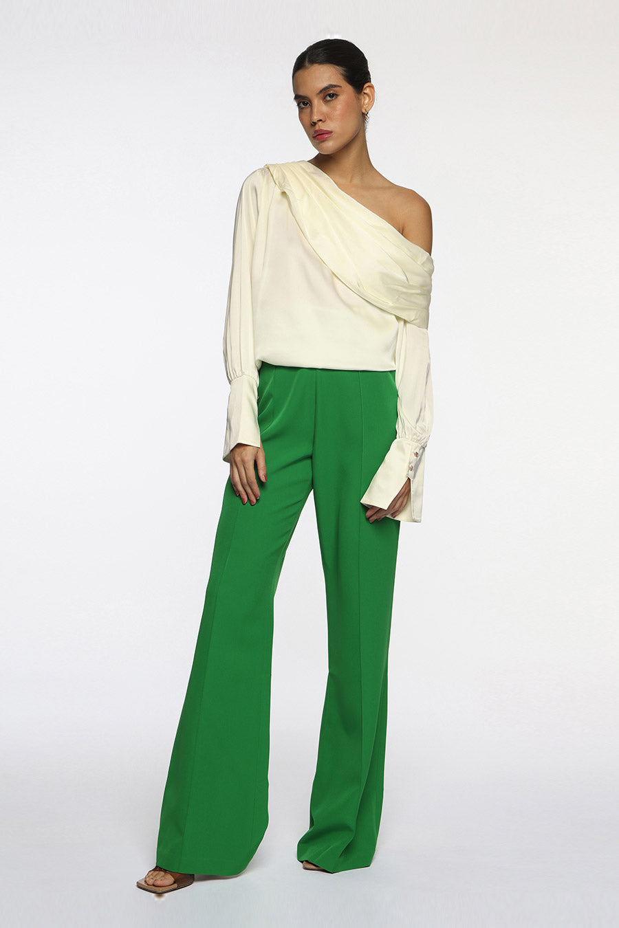 Off-White Bella One-Shoulder Top