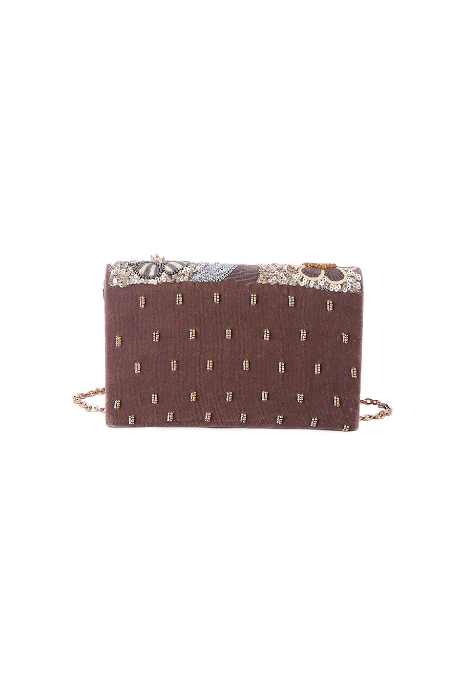 Multicolour Deyani Hand-Embroidered Clutch