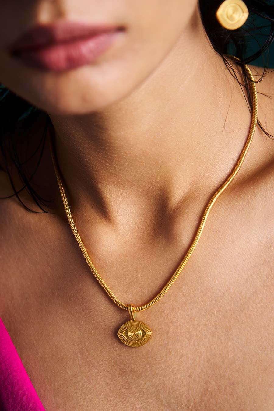 Drishti Gold Plated Necklace