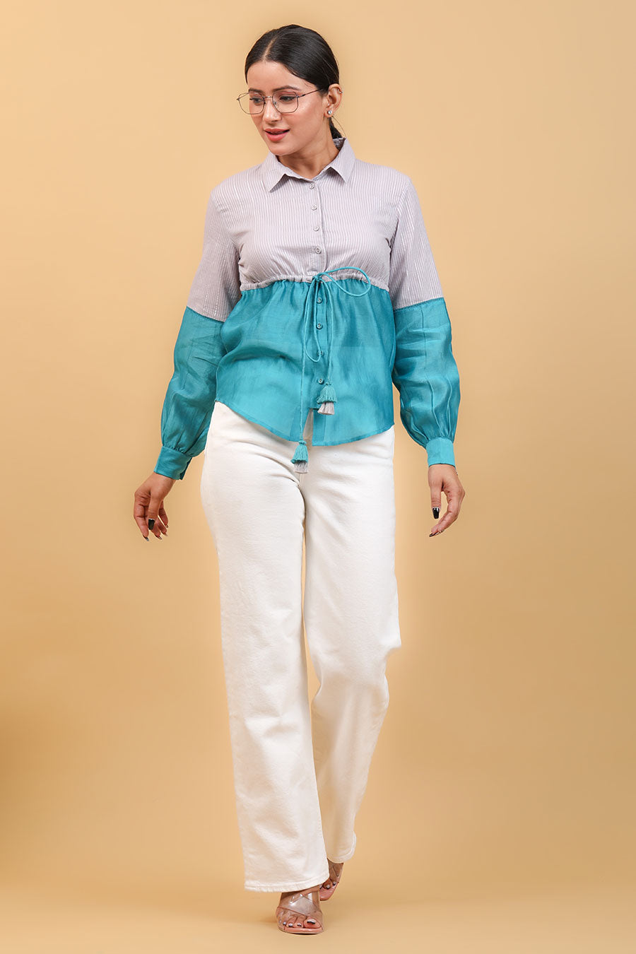 Colour Blocked Shirt