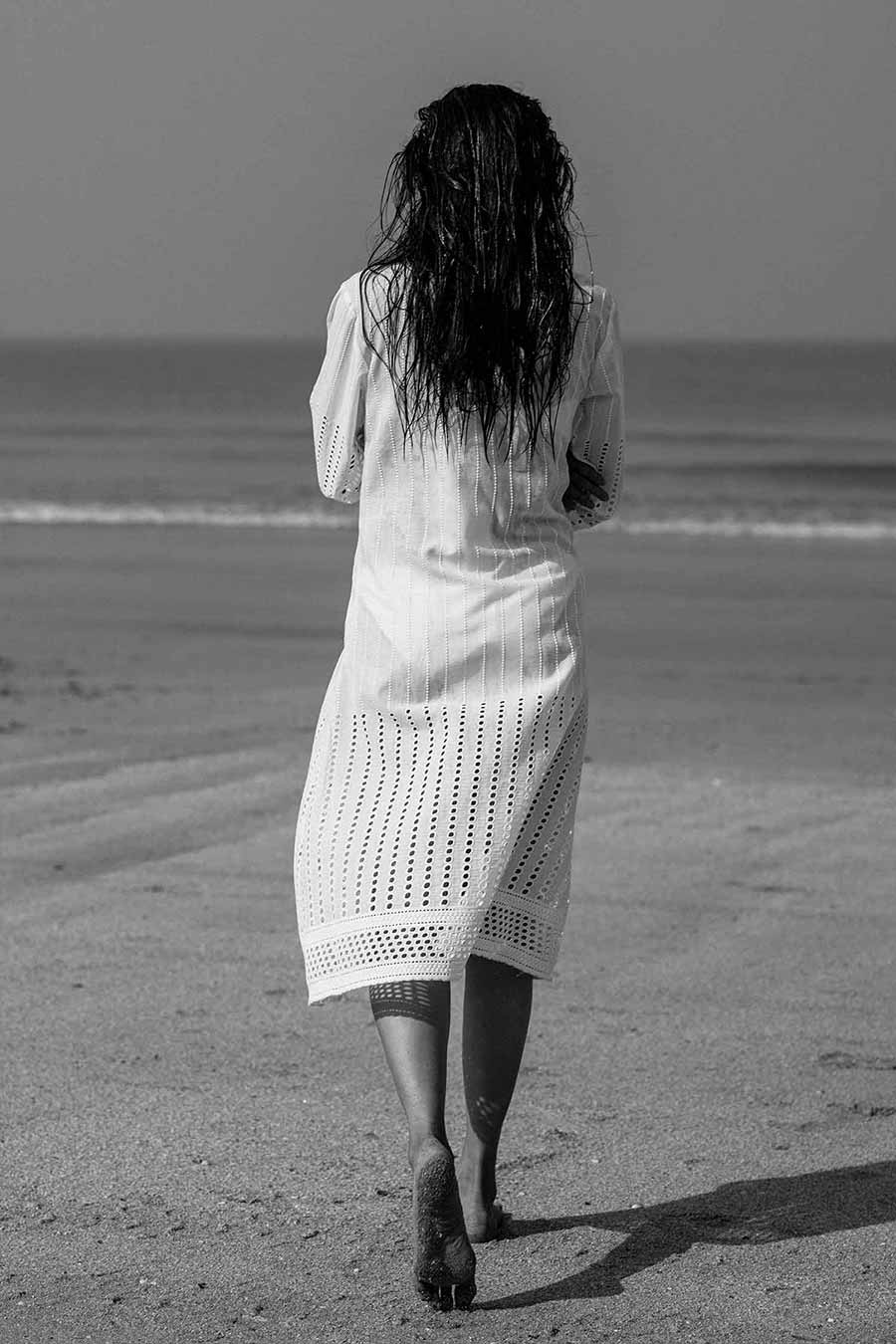 Janice White Cutwork Jacket