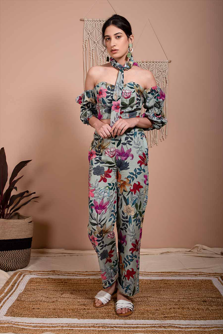 Rozy Green Organic Bamboo Crop Top