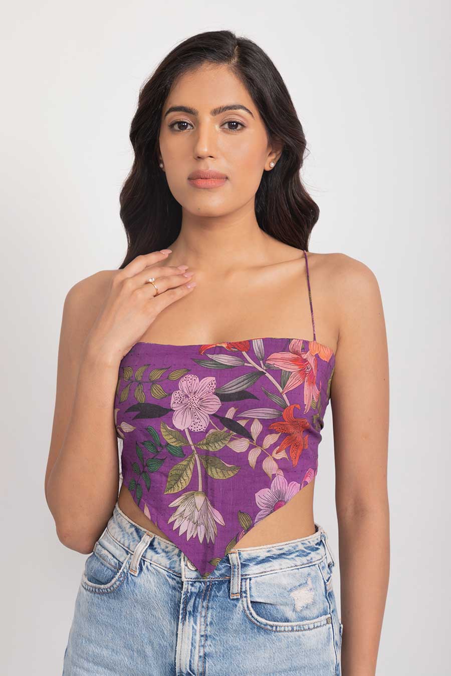 Vanessa Violet Vegan Silk Napkin Top