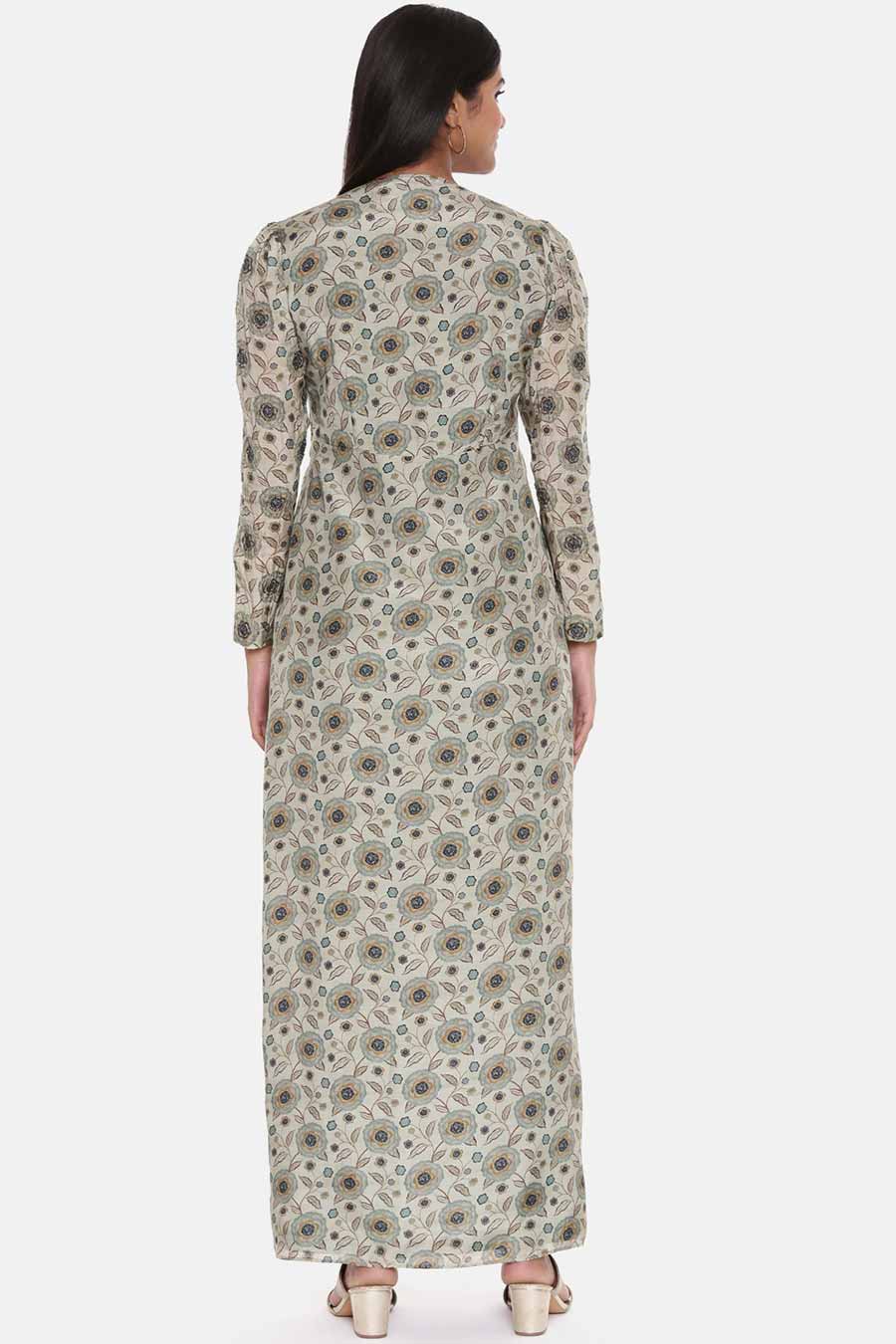 White Printed Dress