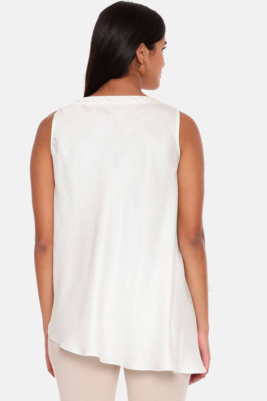 White Embroidered Top