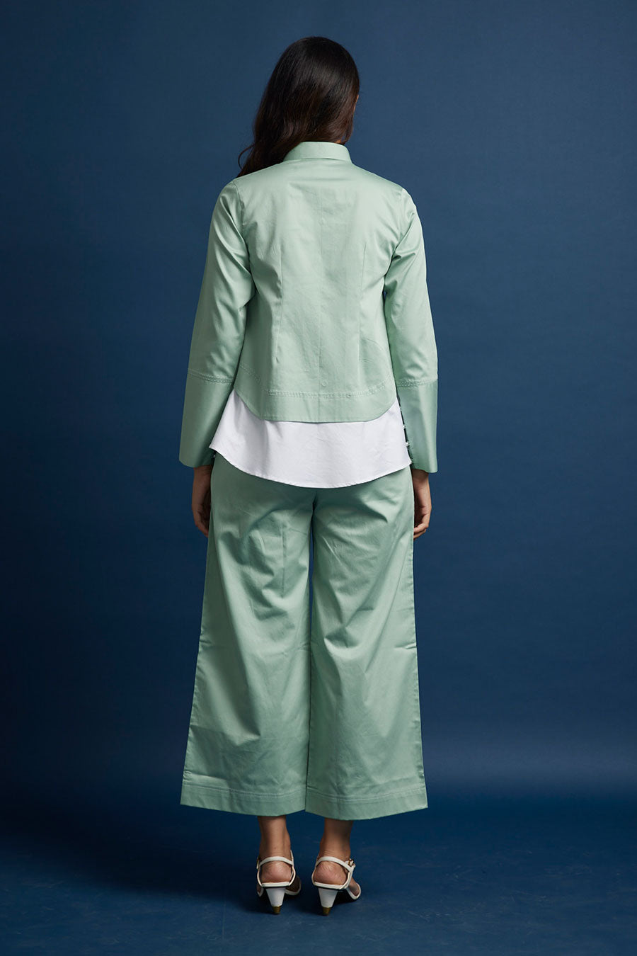 Colour Block Layered Pearl Top