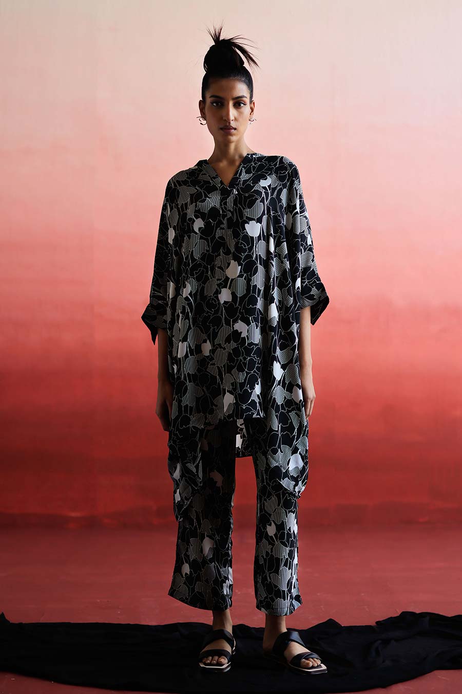 MARSH - Short Kaftan & Pant Co-Ord Set