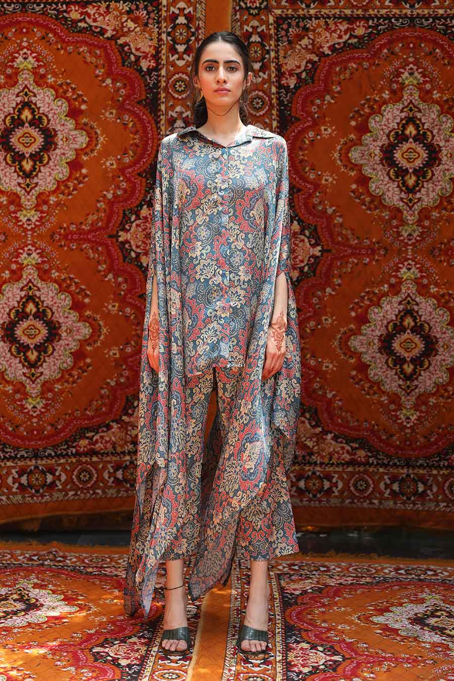 Atlas - Drape Top & Pants Co-Ord Set