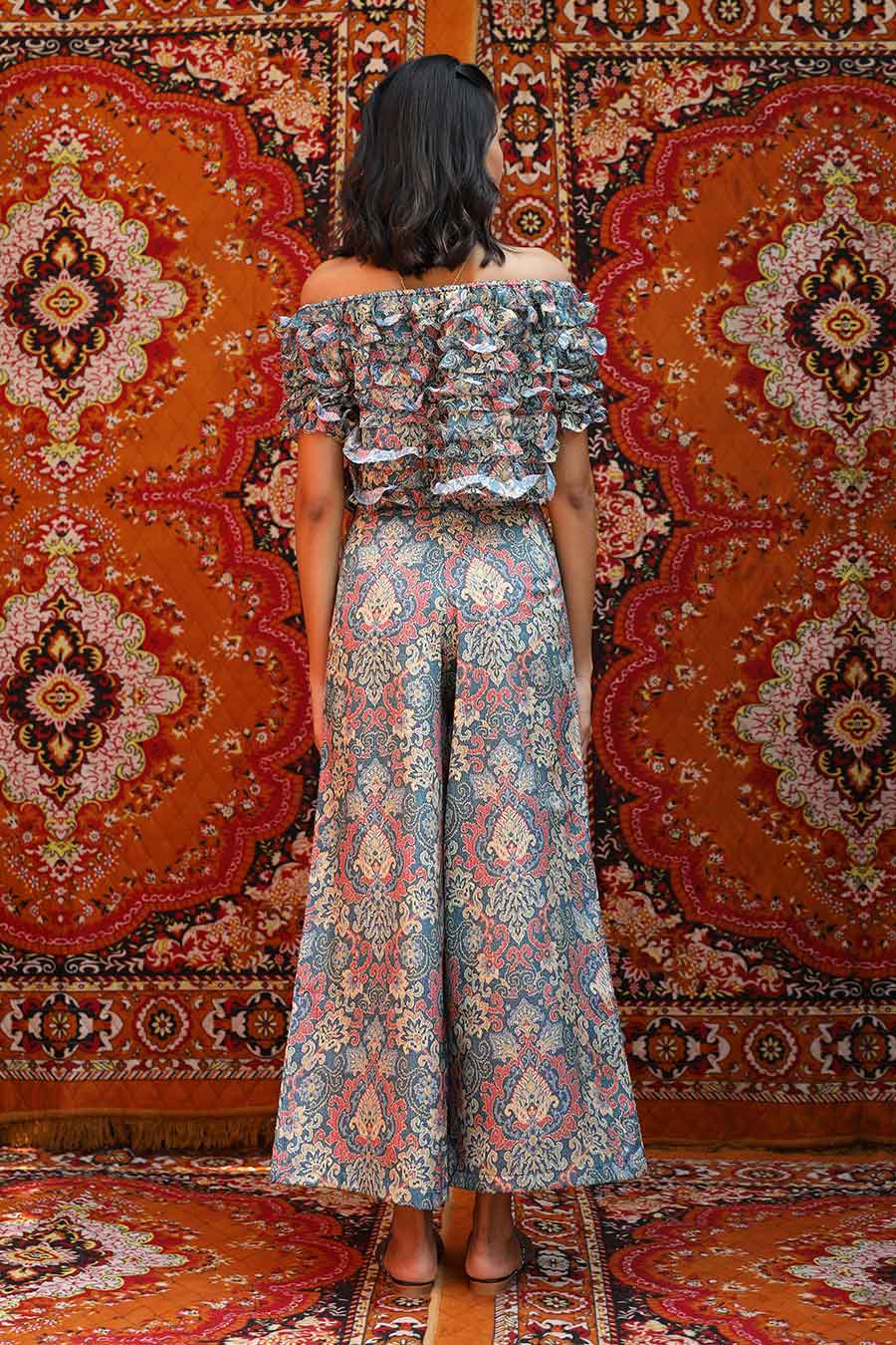 Atlas - Groovy Top & High Rise Pant Set