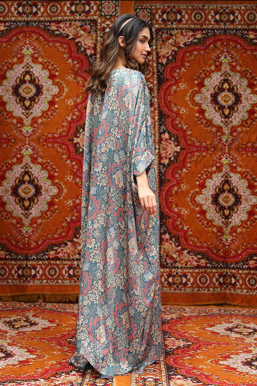 Atlas - Printed Long Beach Kaftan