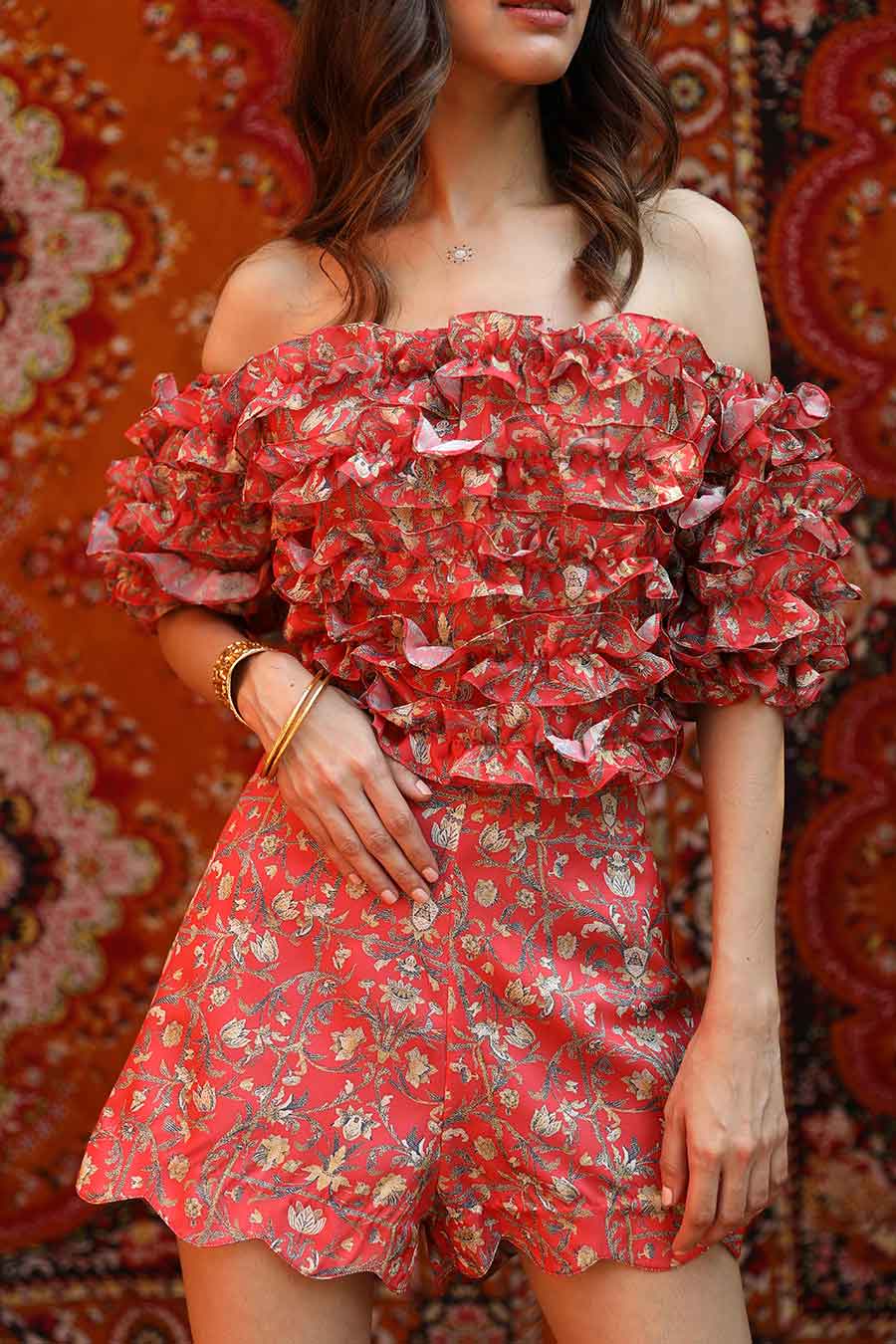 Rabat - Groovy Top & Shorts Co-Ord Set