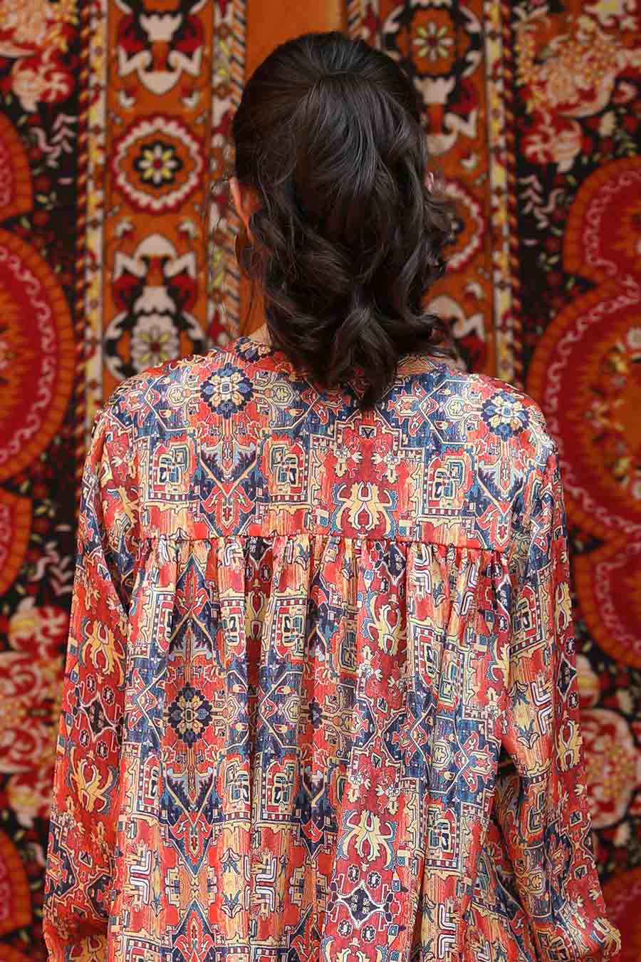 Taza - Back Yoke Top & Pants Co-Ord Set