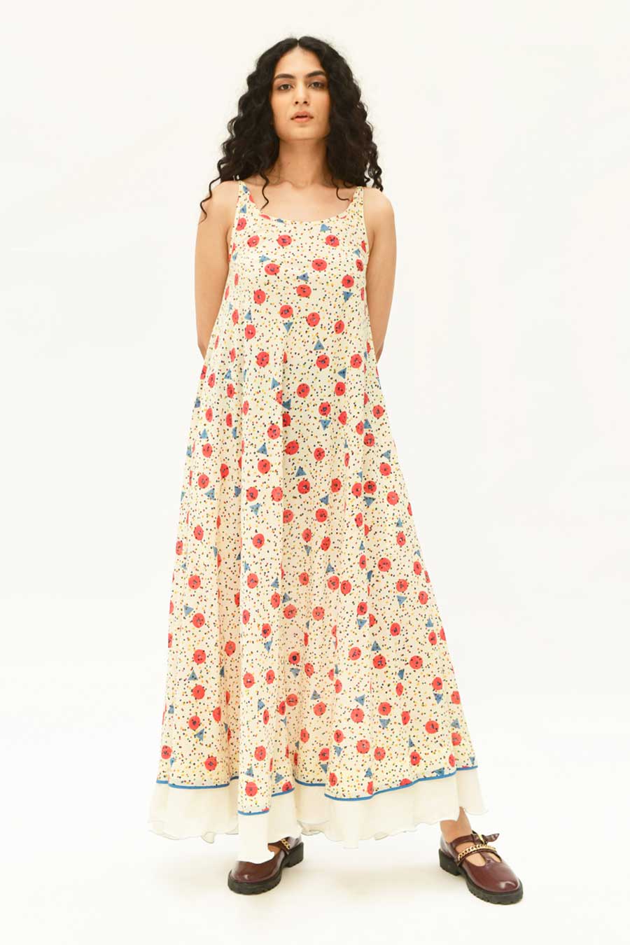 Organic Cotton Spaced Out Maxi Dress