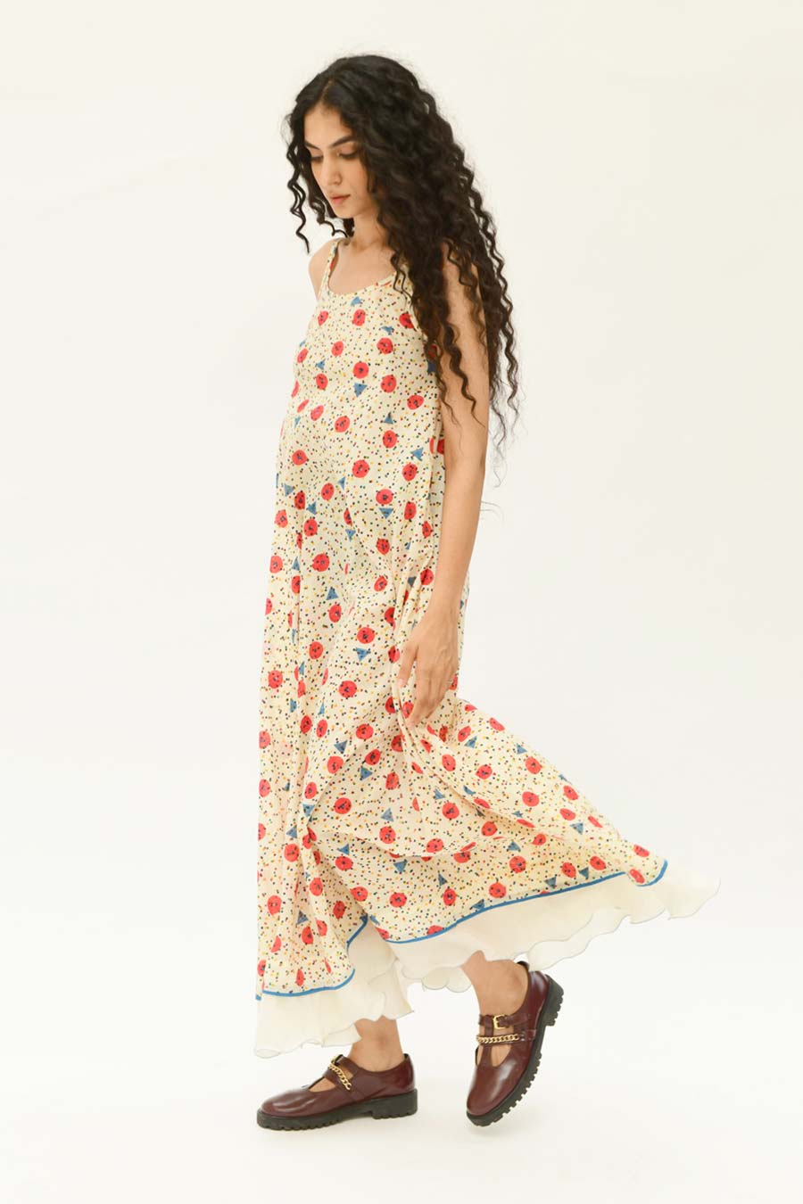 Organic Cotton Spaced Out Maxi Dress