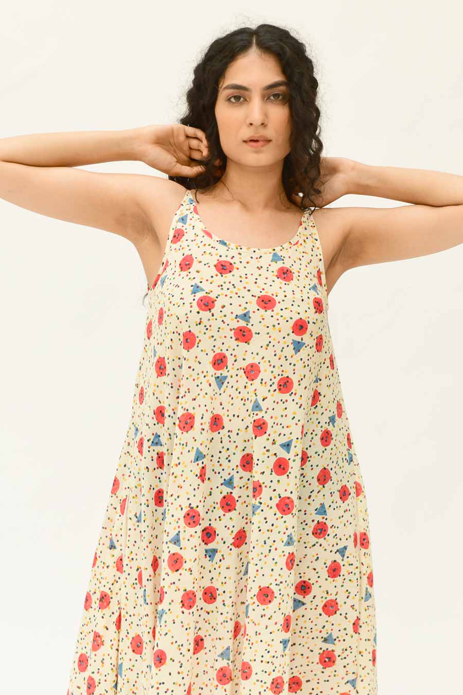 Organic Cotton Spaced Out Maxi Dress