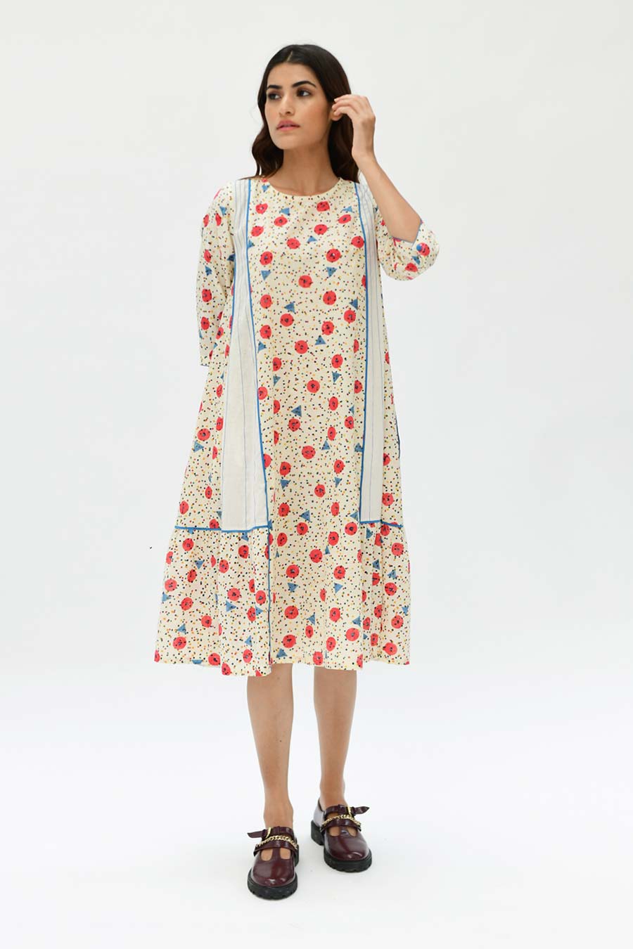 Organic Cotton Orbit Panelled Dress