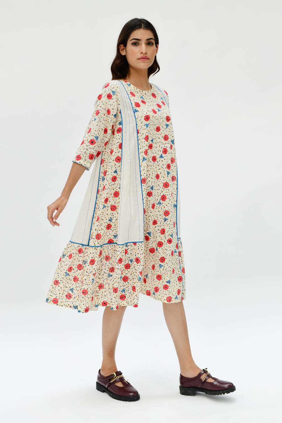 Organic Cotton Orbit Panelled Dress