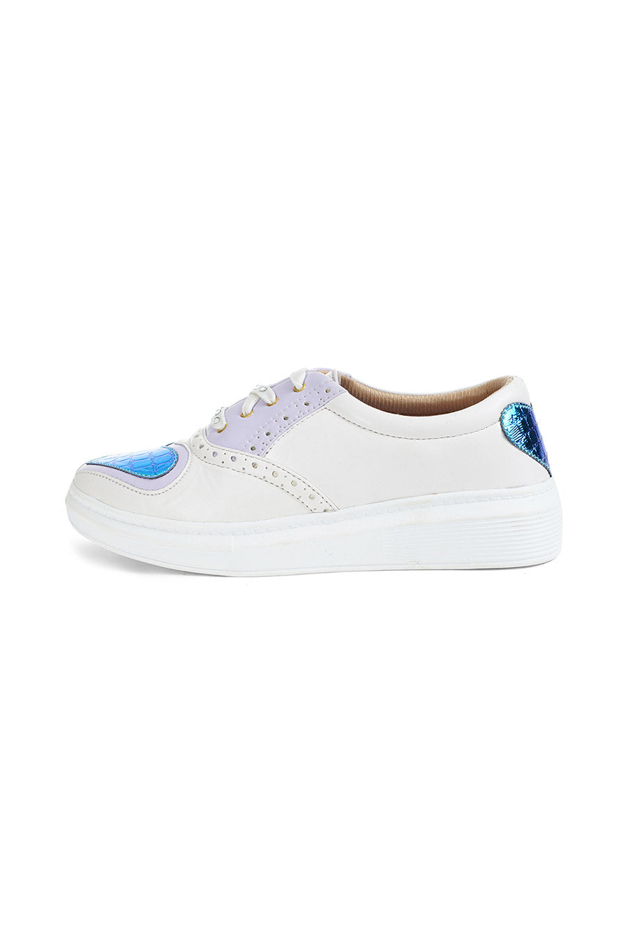 White Unicorn Heart Sneakers