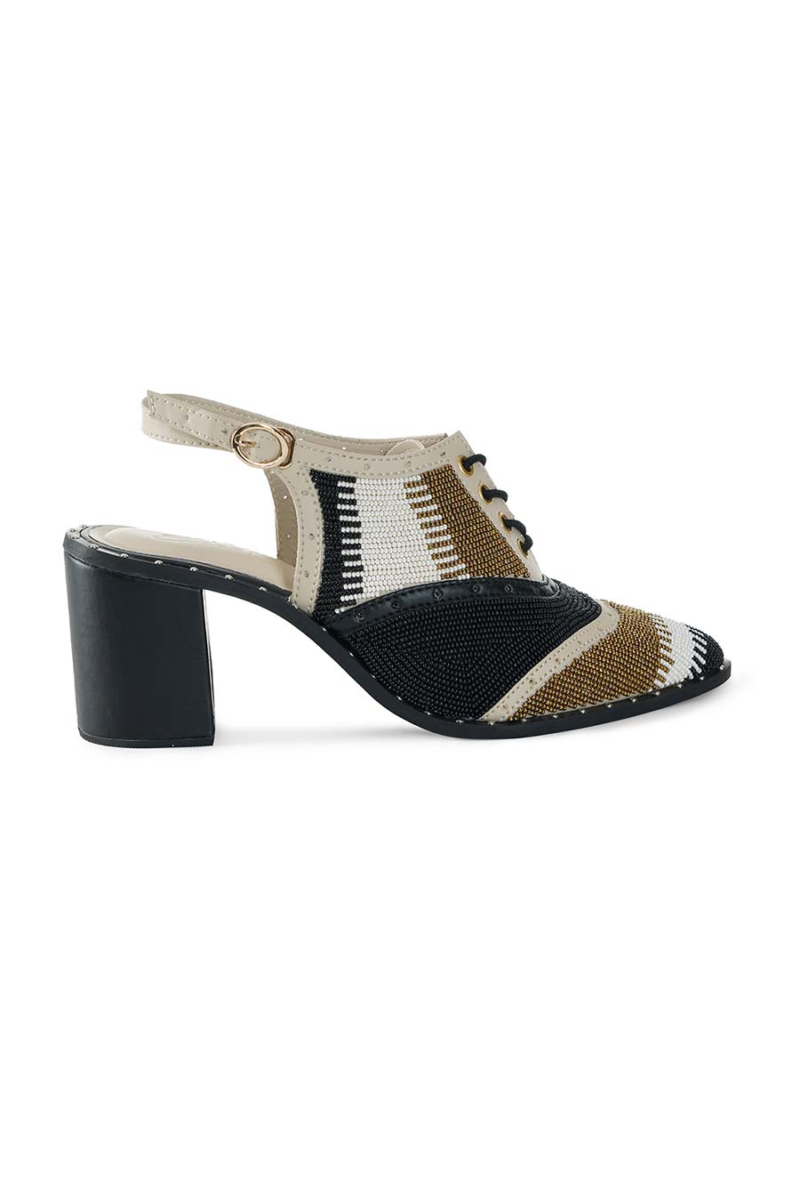 Khole Embellished Sling Back Heels