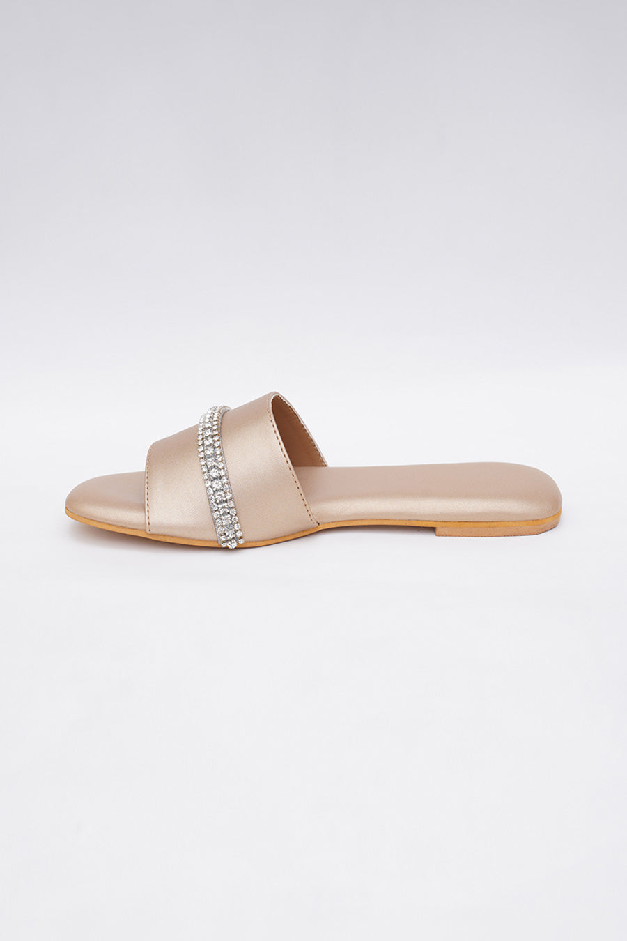 Gold Embroidered Flats