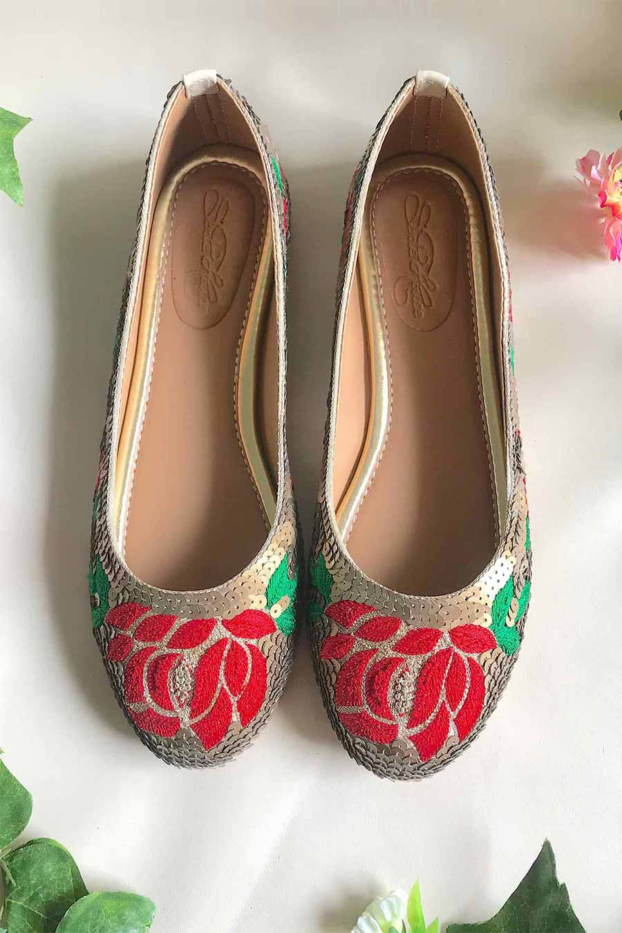 French Knot Rose Ballerina