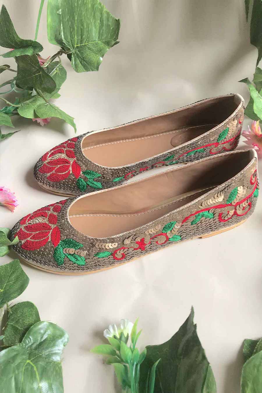 French Knot Rose Ballerina