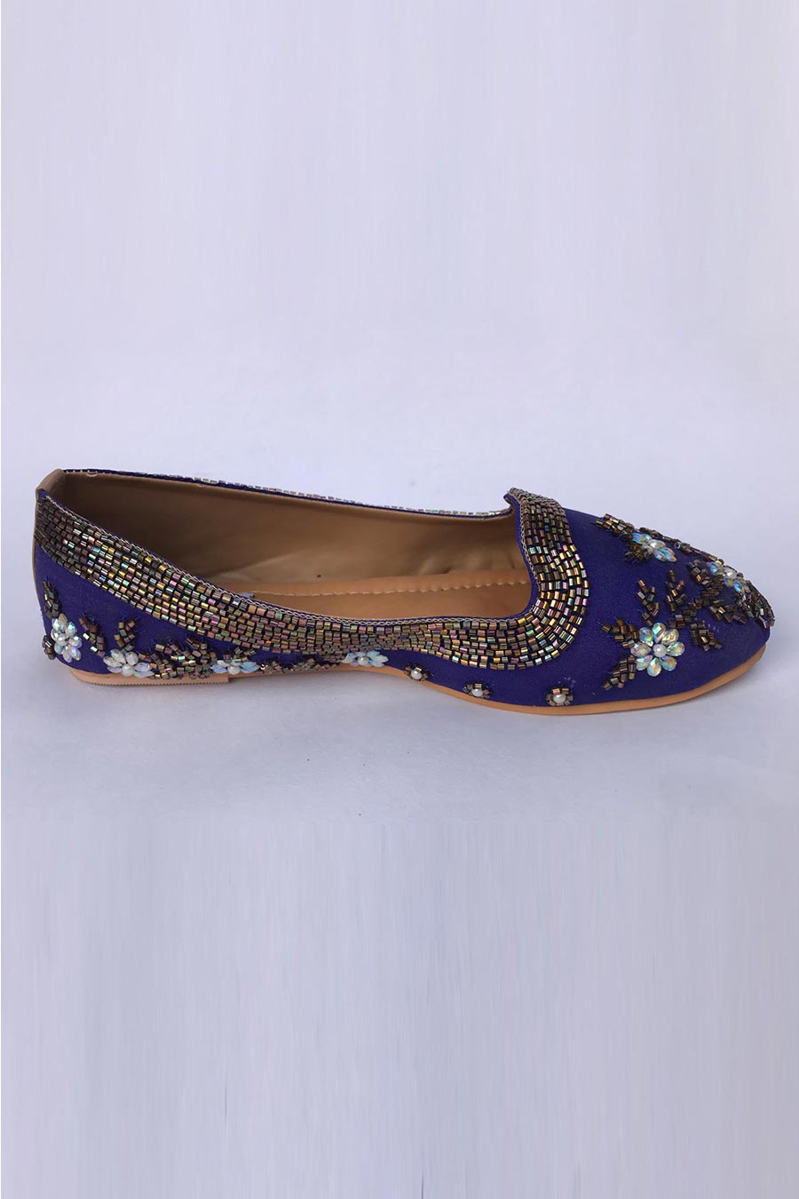 Blue Kutdana Loafers
