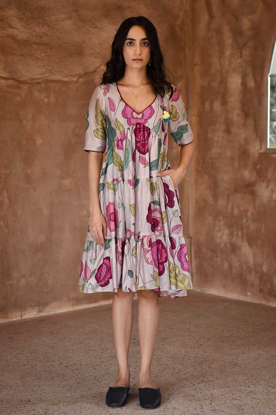 Anchor print dress 2025