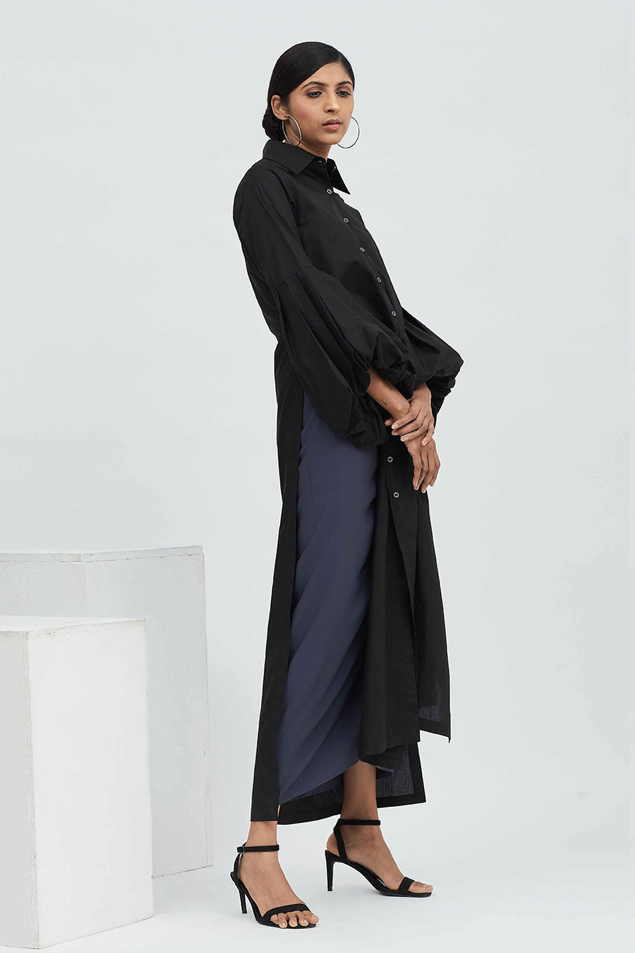 Black Knot Tunic Shirt