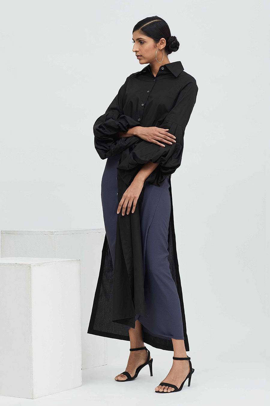 Black Knot Tunic Shirt