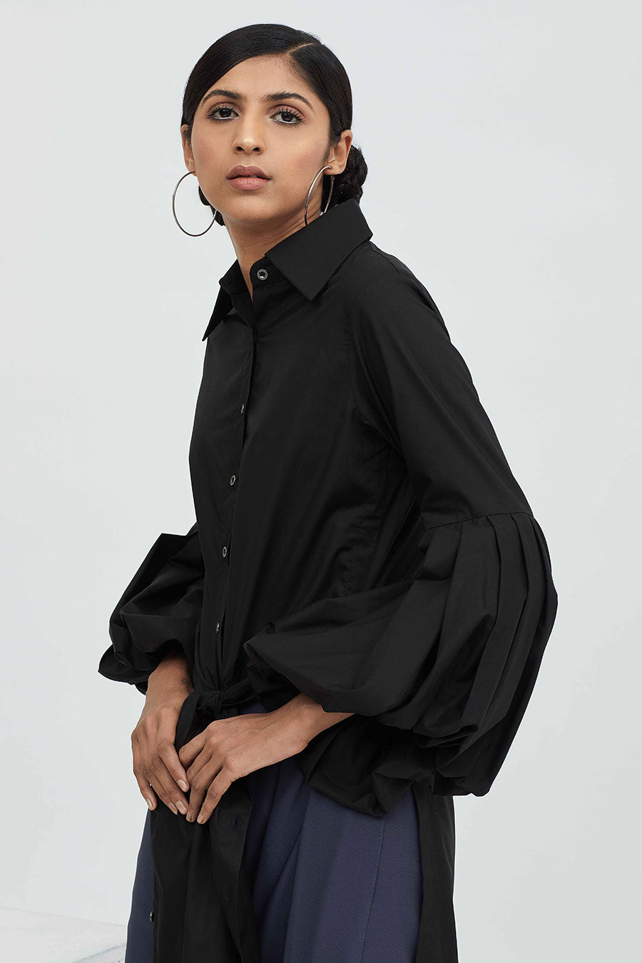 Black Knot Tunic Shirt