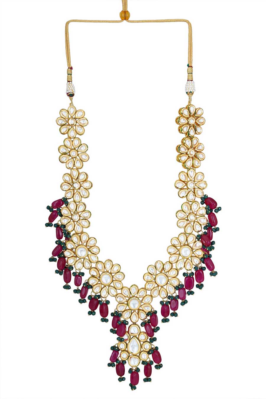 Gold Plated Ethnic Kundan Necklace