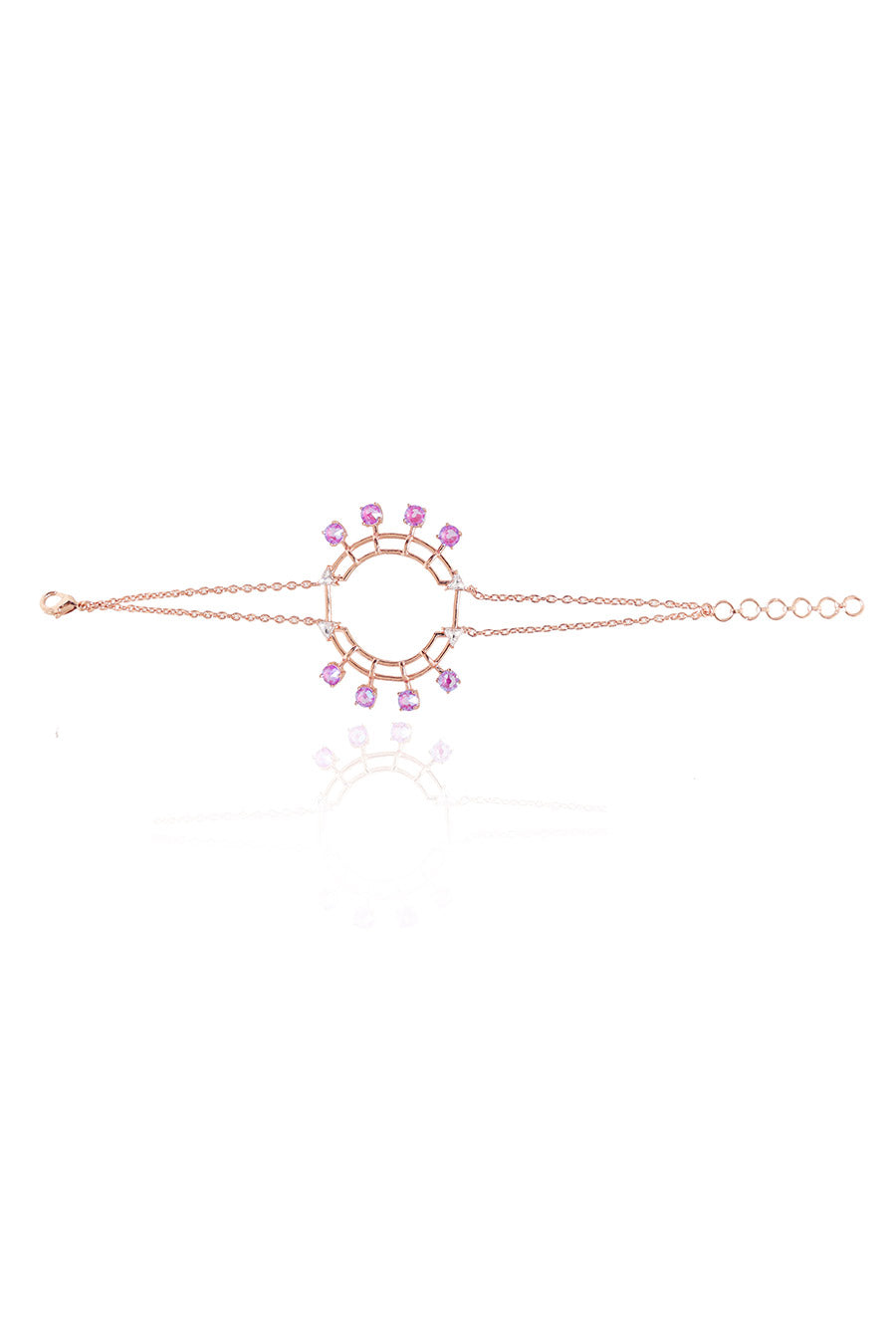 Colored Popsicles - Lilac Swarovski Tennis Bracelet