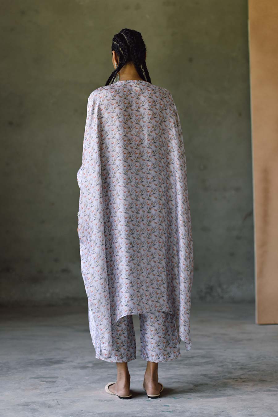 Oxford Embroidered Kaftan & Pant Co-Ord Set
