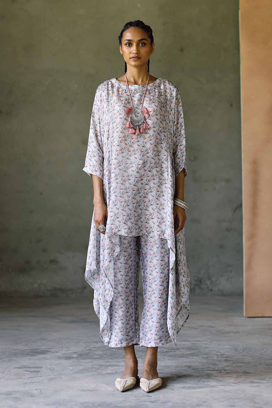 Oxford Hanky Tunic & Pant Co-Ord Set